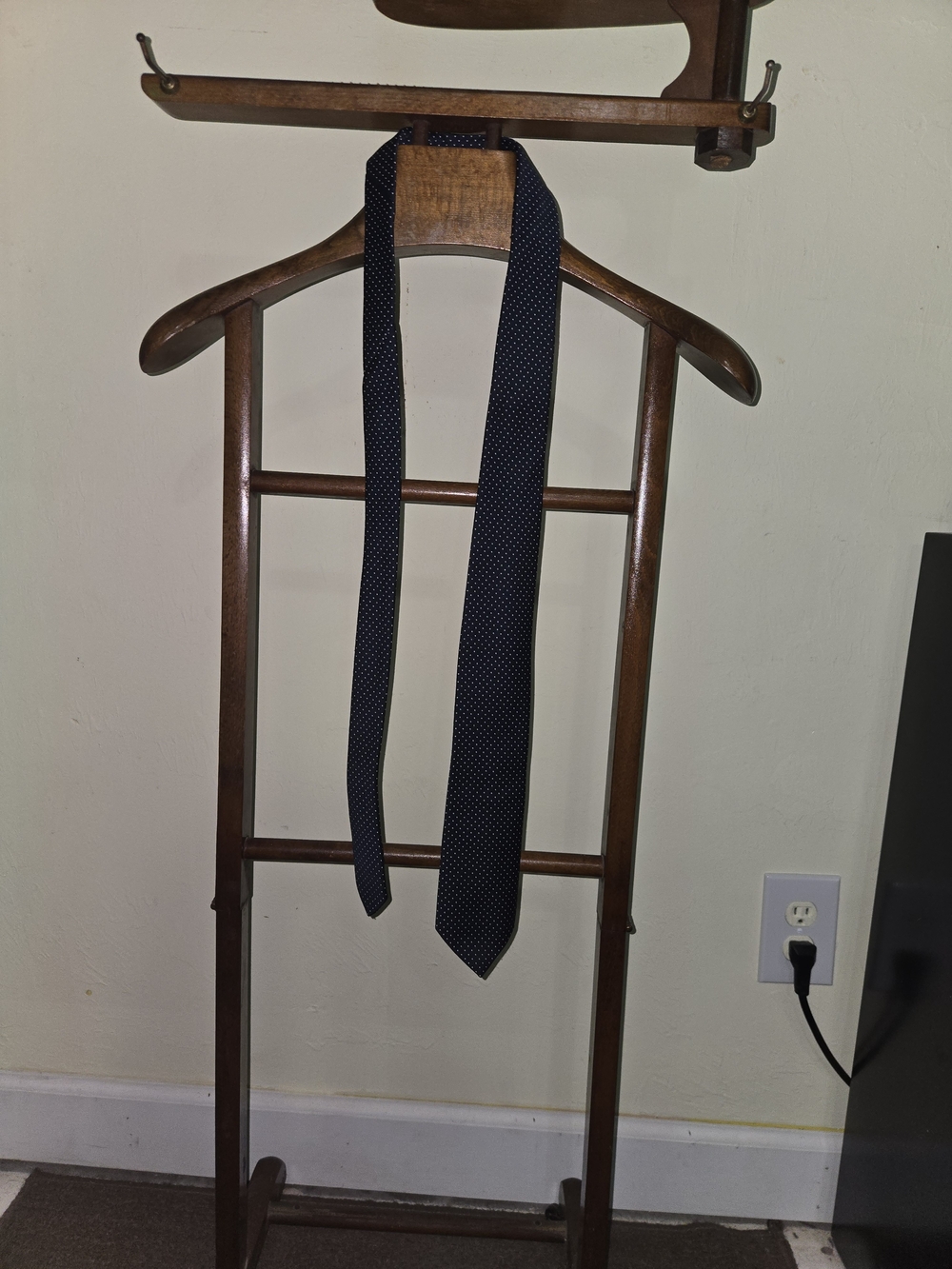 Men's Navy Blue Microdot Tie - Versatile Dress Accessory